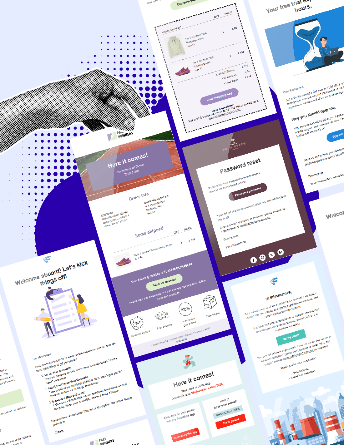 Templates for your transactional emails | Flexmail