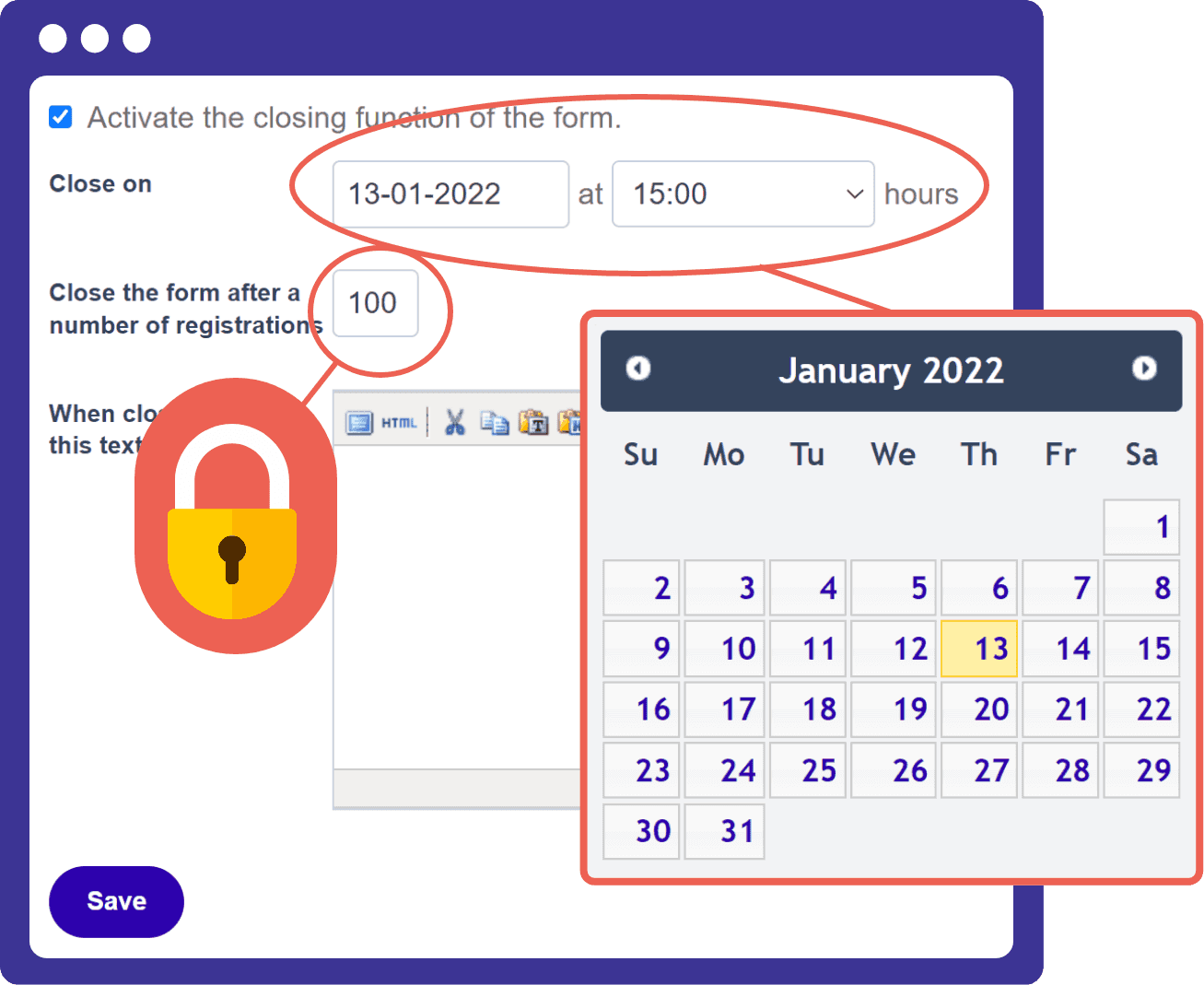 Mettez en œuvre Flexmail pour le suivi d'événements