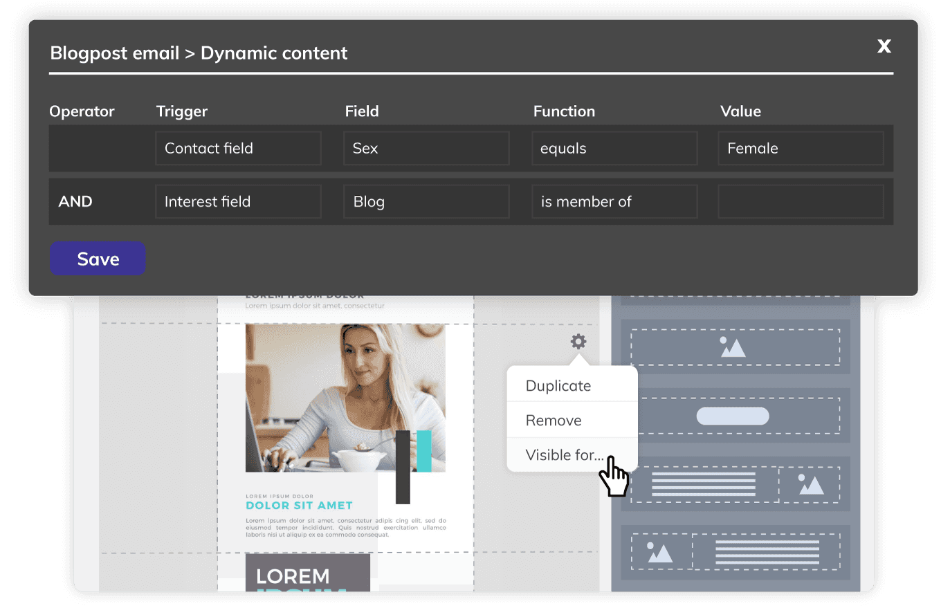 Adaptez le contenu de votre lettre d'information pour différents groupes cibles