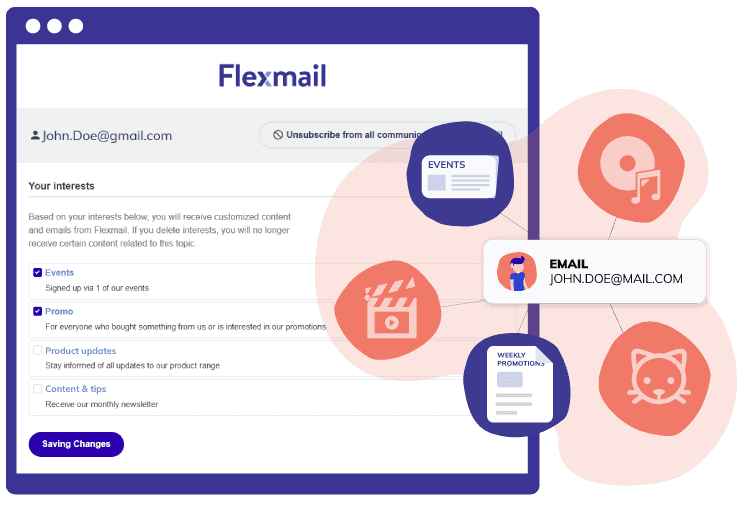 Reduce unsubscribes with a preference centre