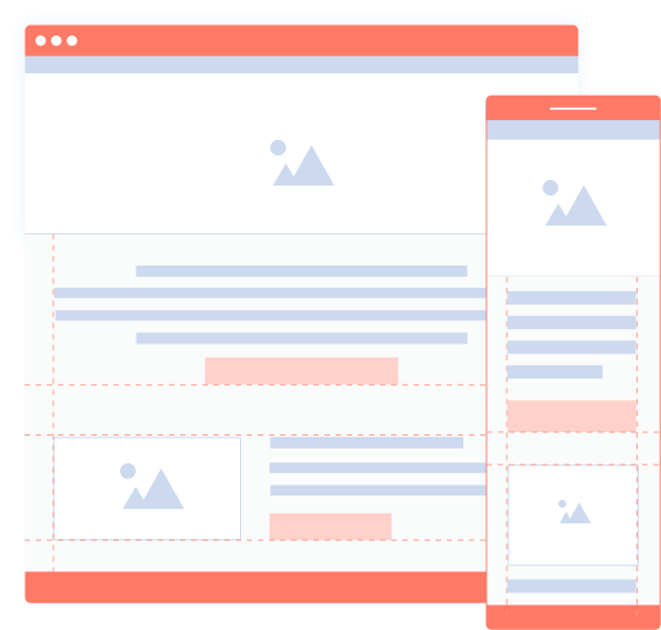 Design emails in which the message can be read on different screen sizes