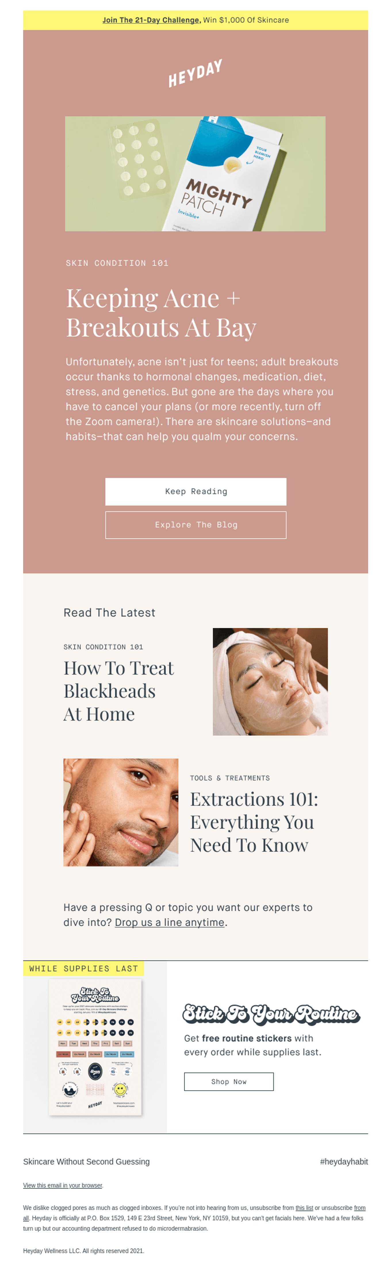 Sujet : How our estheticians *actually* prevent and treat acne