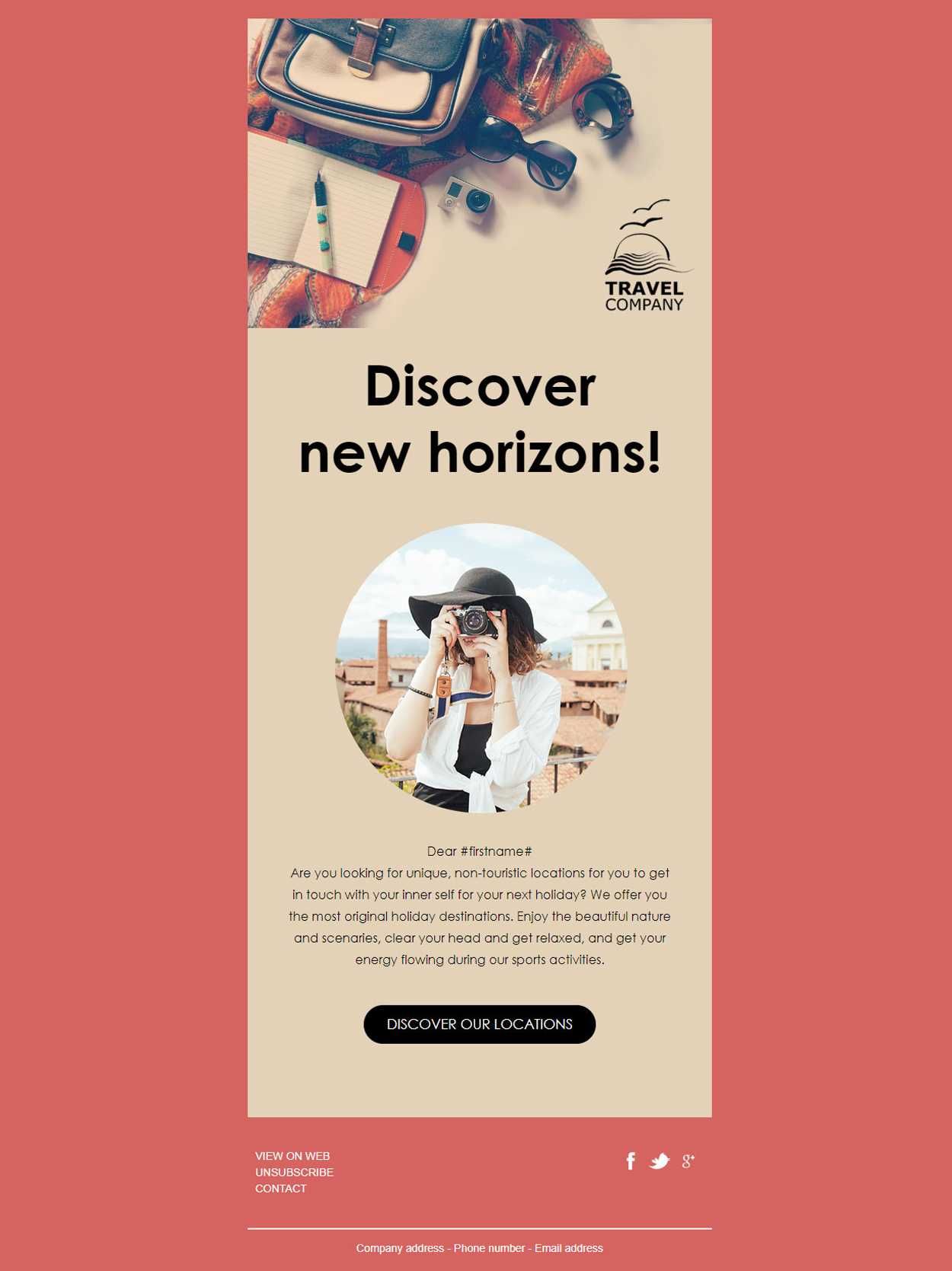 Design your own newsletter templates