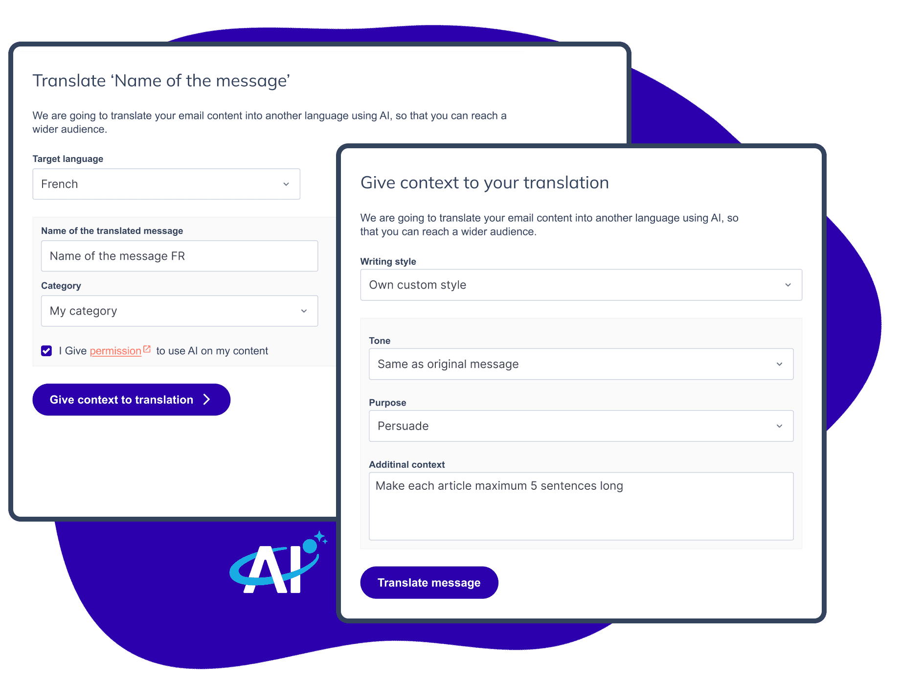 Meertalige campagnes in één klik