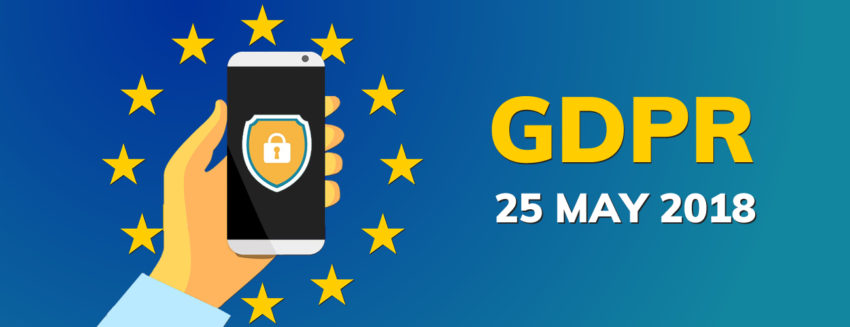 GDPR legislation announcement May 25, 2018