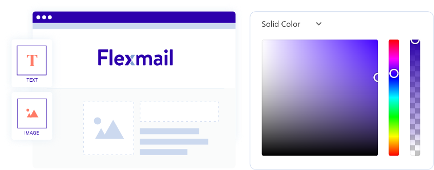 Use your own house style colours to your emails